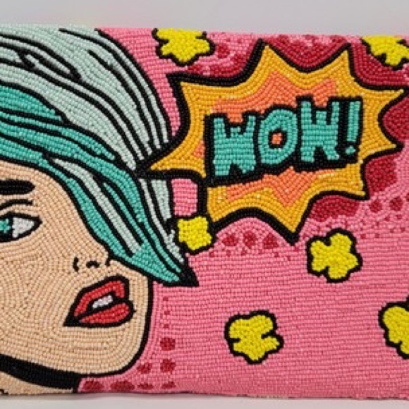 OMG! 5 Designs! Intricate Hand Crafted High Quality Beaded Crossbody Clutch - Picture 2 of 11